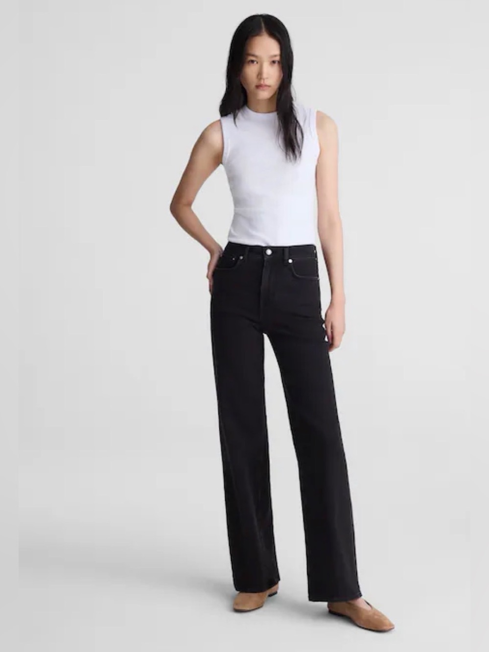 Madewell Tall Wide-Leg Jean in Super Stretch